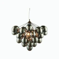 Thaddeus Glass Ceiling Pendant In Black