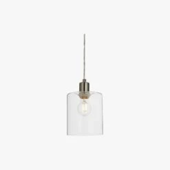Bonnie Single Pendant Light In Brushed Nickel