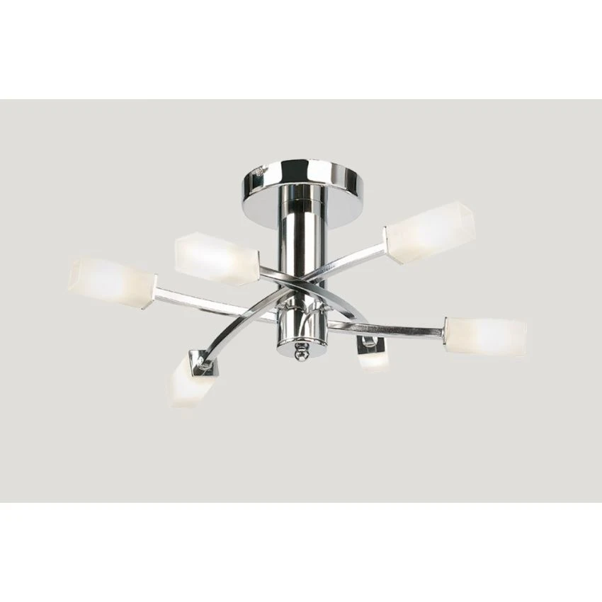 Addie Chrome Ceiling Light, Large 2 Addie Chrome Ceiling Light, Large - Image 2