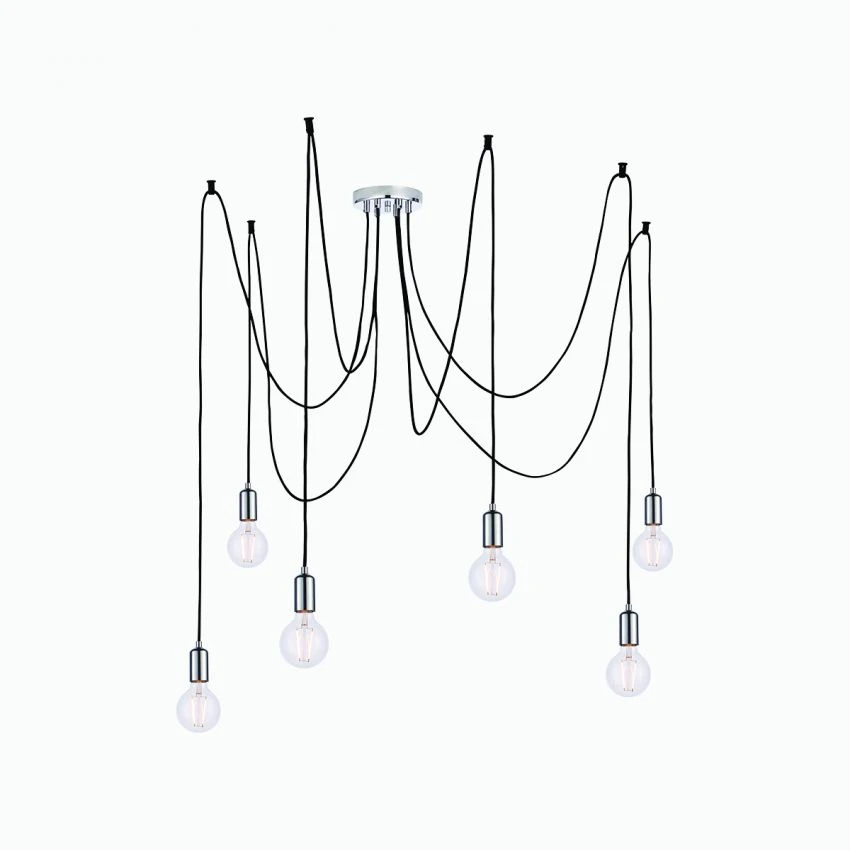 Deo 6 Light Mulit-Pendant In Chrome 1 Deo 6 Light Mulit-Pendant In Chrome