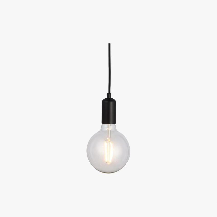 Deo Single Pendant In Matte Black 1 Deo Single Pendant In Matte Black