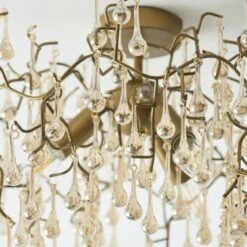 Ena Fixed Semi-Flush Ceiling Pendant In Gold -Furniture Sales Store en2100111 l3