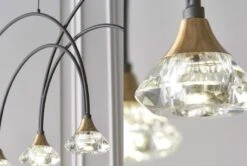 Noah Black Arch Pendant With Six Crystals -Furniture Sales Store en2100122 de