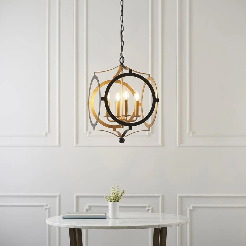 Patek Classic Gold Pendant In Matt Black 2 Patek Classic Gold Pendant In Matt Black - Image 2