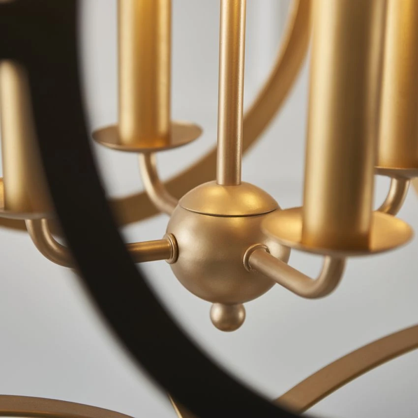 Patek Classic Gold Pendant In Matt Black 4 Patek Classic Gold Pendant In Matt Black - Image 4