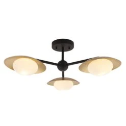 Cardassian Small Semi-Flush Ceiling Light