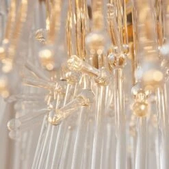 Marcia Glass Rod Pendant In Gold 7 Marcia Glass Rod Pendant In Gold -Furniture Sales Store en24020006 l3