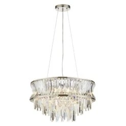 Barnwell Tiered Pendant In Bright Nickel