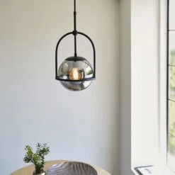 Luna Pendant In Matt Black -Furniture Sales Store en24020050 l2