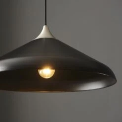 Rian Coned Pendant In Matt Black -Furniture Sales Store en24020071 l3