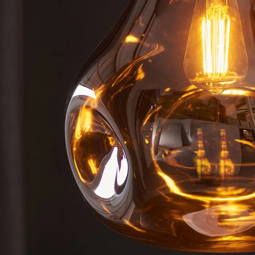 Elvera Large Pendant In Metallic Copper 4 Elvera Large Pendant In Metallic Copper - Image 4