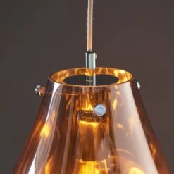 Elvera Medium Pendant In Metallic Copper -Furniture Sales Store en24020129 l3