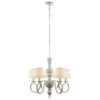 Arthur Multi Arm Pendant In Distressed White