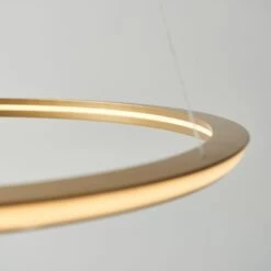 Evangeline Ring Pendant In Satin Gold -Furniture Sales Store en24020155 l3