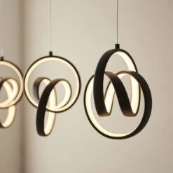 Dangle Five Light Pendant In Textured Black 5 Dangle Five Light Pendant In Textured Black -Furniture Sales Store en24040106 l2