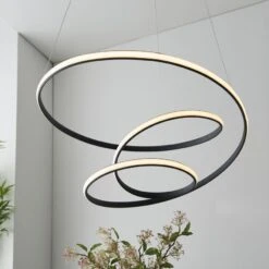 Demauri Pendant In Textured Black 5 Demauri Pendant In Textured Black -Furniture Sales Store en24040109 l2