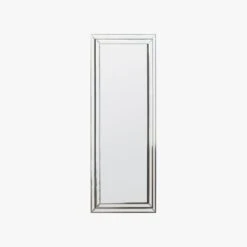 Casey Standing Mirror With Antique Silver Finish