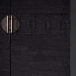 Sadie Drinks Cabinet In Charcoal -Furniture Sales Store pp2000142 ld1