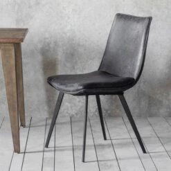 Theon Dining Chair In Anthracite, Set Of Two -Furniture Sales Store pp2000211 l1