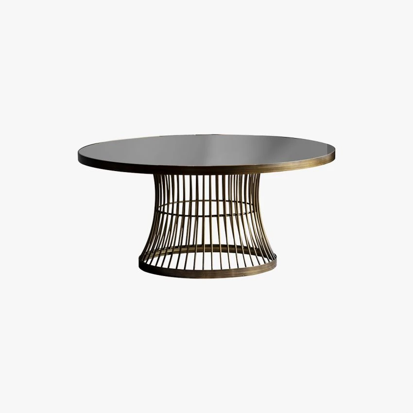 Heron Dark Glass And Bronze Coffee Table 1 Heron Dark Glass And Bronze Coffee Table