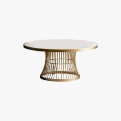 Heron White And Champagne Coffee Table