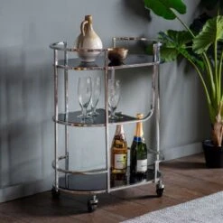 Mojito Silver Drinks Trolley 9 Mojito Silver Drinks Trolley -Furniture Sales Store pp2003606 l1