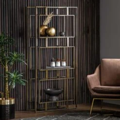 Arianna Bronze Display Shelving Unit 3 Arianna Bronze Display Shelving Unit -Furniture Sales Store pp2003811 l1