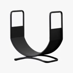 Hemmingway Log Basket In Black -Furniture Sales Store pp22487457 p45