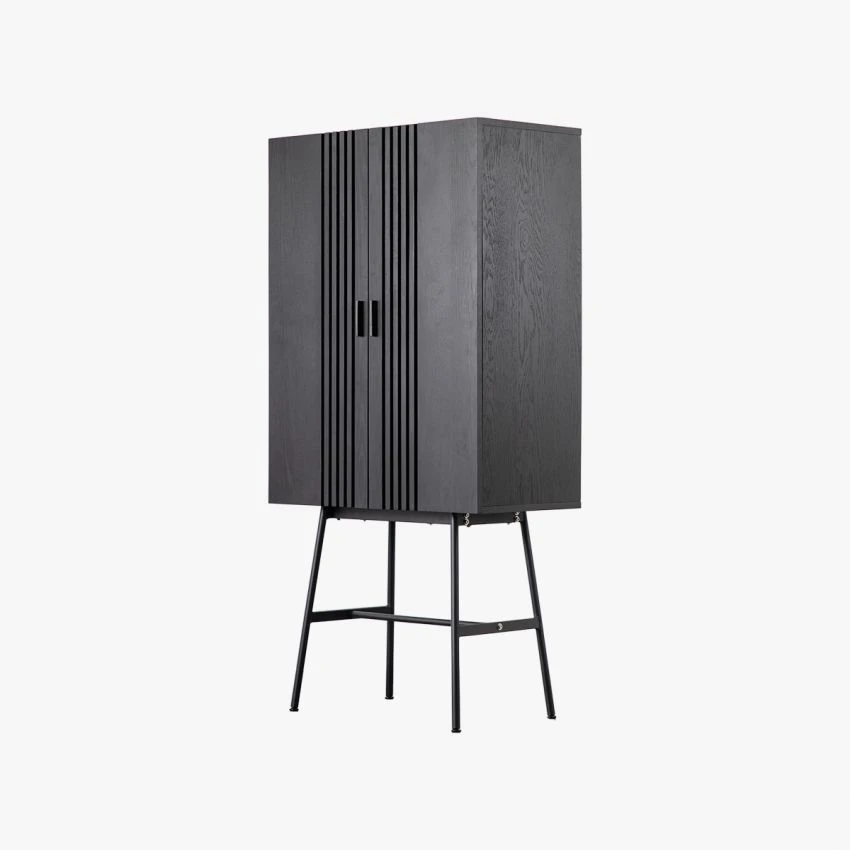 Hunky-Dory Drinks Cabinet In Black 3 Hunky-Dory Drinks Cabinet In Black - Image 3