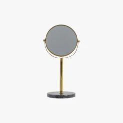 Glitzer Vanity Mirror In Gold