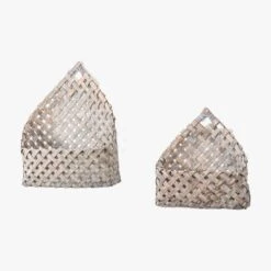 Emerson Wall Basket In Grey - Set Of 2 -Furniture Sales Store pp22869457 p45