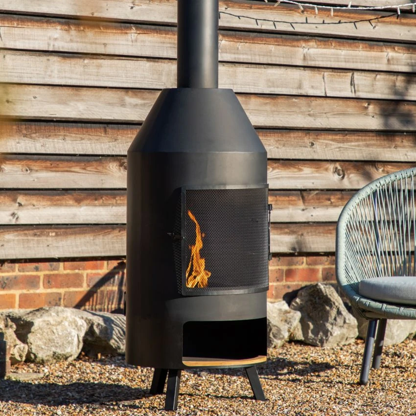 Smoulder Chiminea With Pizza Slot 2 Smoulder Chiminea With Pizza Slot - Image 2