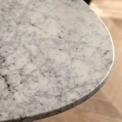 Linear Marble Oval Dining Table -Furniture Sales Store pp24010246 ld2