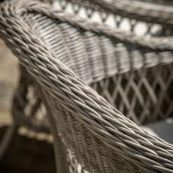 Lingerer 6 Seater Round Dining Set In Stone -Furniture Sales Store pp24010312 ld1