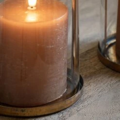 Lumos Antique In Gold Lantern, Small -Furniture Sales Store pp24030012 ld1