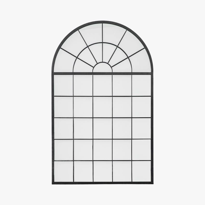 Axton Large Window Leaner Mirror In Black 1 Axton Large Window Leaner Mirror In Black