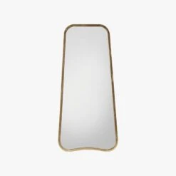 Ari Metal Standing Mirror In Gold