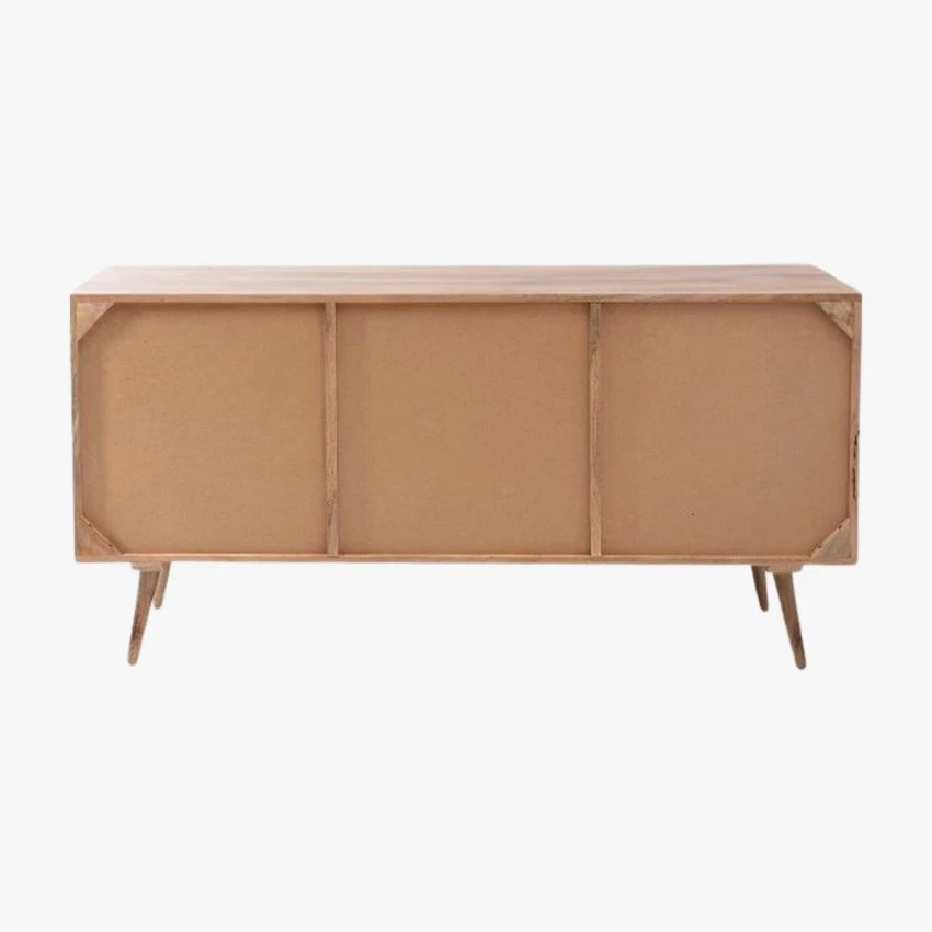 Margaery Mango Wood Sideboard With Bottle Rack 5 Margaery Mango Wood Sideboard With Bottle Rack - Image 5
